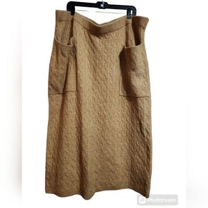 Future Collective with Reese Blutstsein high rise midi sweater skirt 2x